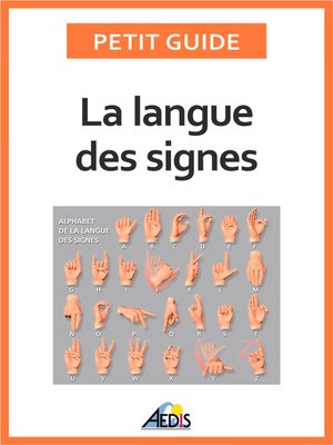 cover image of La langue des signes